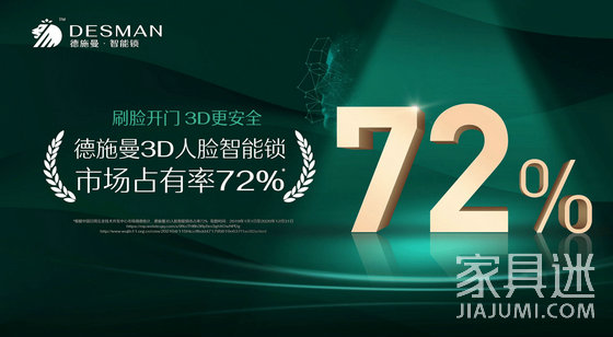 德施曼智能鎖市場占有率