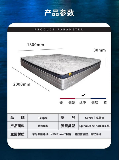 克萊德床墊